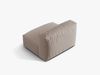 Micadoni Modul Martina 1-Sitzer Strukturierter Stoff Dunkelbeige Bild 3