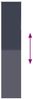 vidaXL Verdunkelungsrollo Marineblau 45x210cm Stoffbreite 40,7 cm 4011559 Bild 5