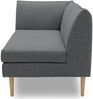 Gartenlounge Sofa 2-Sitzer Links Braelyn 159x82x82 Bezug in anthrazit Bild 3