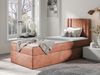 Boxspringbett 'Harlon Mini' rechts, orange 90x200 cm Bild 2