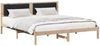 vidaXL Bettrahmen Schwarz 200 x 200 cm Massives Kiefernholz 3394230 Bild 3