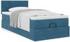 vidaXL Ottoman-Bett mit Matratze Dunkelblau 80x200 cm Samt 3311739 Bild 4