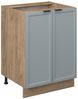 Küchenunterschrank Fame-Line Hellblau-grau 60 cm ohne Arbeitsplatte Vicco Bild 5