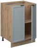 Küchenunterschrank Fame-Line Hellblau-grau 60 cm ohne Arbeitsplatte Vicco Bild 3