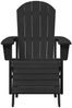 vidaXL Gartenstuhl 2 pcs Schwarz 83 x 74 x 92 cm Polyethylen 3335844 Bild 5