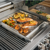 BURNHARD® Premium Plancha Grillplatte Edelstahl für Gasgrill GRANT – massive 4 mm Grillfläche, hoher Rand & Fettauffangschale, spülmaschinenfest - Schwarz - #946371 Bild 4