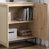 Kommode Natal Braun 40 x 92.5 cm mit 2 Türen Vicco Bild 5