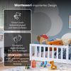 Bellabino 'Vere' Bodenbett 80x160 cm mit Matratze, weiß, Massivholz Kiefer, Montessori Kinderbett mit Rausfallschutz und Lattenrost Bild 5