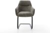 Freischwinger Pejo-Flex Bouclé Soft Schlamm Freischwinger flach Schwarz Taschenfederkern Bild 2