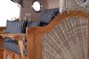 Strandkorb Komplettset - bene living - Ammersee Grande XL Teak - PE shell - Modell 500 - inkl. Liftersystem Bild 5