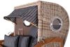 Strandkorb Komplettset - bene living - Ammersee Grande XL Teak - PE shell - Modell 500 - inkl. Liftersystem Bild 4