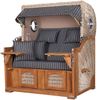 Strandkorb Komplettset - bene living - Ammersee Grande XL Teak - PE shell - Modell 500 - inkl. Liftersystem Bild 3