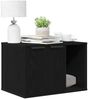 vidaXL Katzentoilettengehäuse Schwarze Eiche 60 x 40 x 40 cm Holzwerkstoff 865986 Bild 4