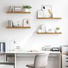 vidaXL Wandregal 4 pcs Beige 80 x 23,5 x 4 cm Holzwerkstoff 42019994 Bild 4