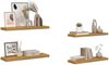 vidaXL Wandregal 4 pcs Beige 80 x 23,5 x 4 cm Holzwerkstoff 42019994 Bild 3