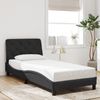 vidaXL Bettgestell mit LED ohne Matratze Schwarz 80x200 cm Samt 3213821 Bild 4