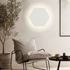 s.luce Hive indirekte LED Wandleuchte Weiß Ø 45cm Bild 1