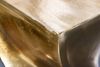 Design Beistelltisch Aluminium GIRO 45cm gold handgefertigt Nachttisch Bild 5