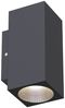 Mathias II LED-Wandleuchte IP65 3000K 6W 520lm Anthrazit Bild 1