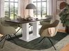 Esstisch Home-X in grau und weiß ausziehbar 150 - 190 cm Bild 2