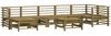 vidaXL 8-tlg. Garten-Lounge-Set mit Kissen Imprägniertes Kiefernholz 3185884 Bild 3