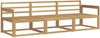vidaXL Outdoor-Sofagarnitur 3 pcs Weiß 249,5 x 83 x 73 cm 3385978 Bild 2