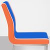 CLP Esszimmerstuhl Colmar Edelstahlgestell,orange Bild 5