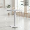 CLP Bistrotisch Jarla rund 70 cm platzsparend modern für 2 bis 4 Personen,weiß Bild 2