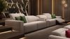 Sofanella Kinosofa LENOLA Viersitzer Stoff Heimkino in Lila M: 406 Breite x 109 Tiefe Bild 2
