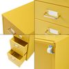 Rollcontainer Kökar mit 8 Schubladen 109x28x41 cm Gelb [en. casa] Bild 5
