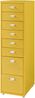 Rollcontainer Kökar mit 8 Schubladen 109x28x41 cm Gelb [en. casa] Bild 2