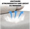 GTPLAYER Gaming-Stuhl Ergonomischer Gaming Sessel Schreibtischstuhl mit Stoffoberfläche (Pacekung), Federsitzkissen mit Fußstütze Bild 3