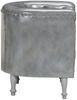 vidaXL Sessel Grau Echtleder [286594] Bild 3