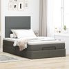 vidaXL Ottoman-Bett mit Matratze & LEDs Dunkelgrau 120x190 cm Stoff 3313907 Bild 4