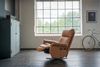 KAWOLA Sessel NAMA Relaxsessel drehbar Leder braun 111 x 86 x 78 cm Bild 2