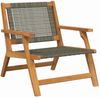 vidaXL gartenmöbel 2 pcs Grau 67 x 78 x 73 cm Massivholz Akazie 367828 Bild 4
