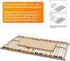 Coemo Lattenrost Multira 90x190 cm starr mit 26 Federleisten Selbstmontage Bild 4
