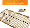 Coemo Lattenrost Multira 90x190 cm starr mit 26 Federleisten Selbstmontage Bild 2