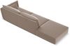 Micadoni Sofa Kaelle 4-Sitzer Links Samt Cappuccino Bild 2