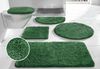 OTTO home Badematte Inga, Badezimmer Teppich, Badvorleger, Höhe 20 mm, rutschhemmend beschichtet, schnell trocknend, strapazierfähig, fußbodenheizungsgeeignet, Polyester, rund, Badteppich, unifarben, weich, als halbrund und rechteckig erhältlich Bild 2
