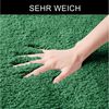 OTTO home Badematte Inga, Badezimmer Teppich, Badvorleger, Höhe 20 mm, rutschhemmend beschichtet, schnell trocknend, strapazierfähig, fußbodenheizungsgeeignet, Polyester, rund, Badteppich, unifarben, weich, als halbrund und rechteckig erhältlich Bild 4