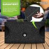 tillvex® Granit Sonnenschirmständer mit Transportgriff Anthrazit - 27 kg Rechteckig | Schirmständer Sonnenschirm mit Edelstahlrohr | Balkonschirmständer für Schirmstöcke 16-48 mm & 300 cm Schirmdurchmesser Bild 4