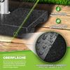 tillvex® Granit Sonnenschirmständer mit Transportgriff Anthrazit - 27 kg Rechteckig | Schirmständer Sonnenschirm mit Edelstahlrohr | Balkonschirmständer für Schirmstöcke 16-48 mm & 300 cm Schirmdurchmesser Bild 3