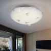 LED Deckenleuchte, Glas Opal, Chrom, 25 cm Bild 3