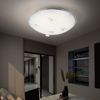 LED Deckenleuchte, Glas Opal, Chrom, 25 cm Bild 2
