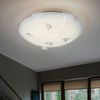 LED Deckenleuchte, Glas Opal, Chrom, 25 cm Bild 5