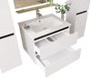 Badmöbel Set Kairo 4-teilig 60 cm Weiß Bild 2