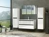 Badmöbel Set Kairo 4-teilig 60 cm Weiß Bild 4