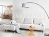 Ecksofa 3-Sitzer VARDE Stoff Cremeweiß rechtsseitig Bild 3