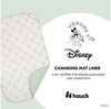 hauck Changing Mat Liner, Disney Mickey Light Beige - 2in1 Topper & Handtuch 44 x 69 x 0,4 cm - Atmungsaktive Baumwolle - Saugfähiges Frottee - Kompatibel mit Change N Clean Wickelauflage Bild 2